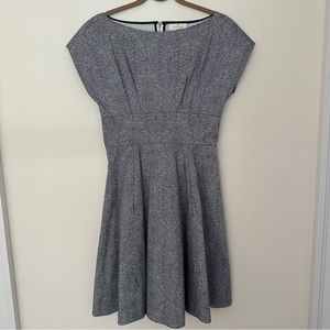 Kate Spade Cotton Navy and White organic polka dot dress.